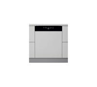 Whirlpool Lave-vaisselle semi-intégré W3PFD636B 60 cm 14 couverts 46 dB Noir