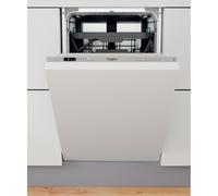 Lave-vaisselle tout intégrable 45 cm 47 dB, 9 L, classe E, 10 couverts, 6 programmes WHIRLPOOL - WSIC3M27C