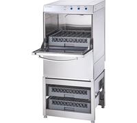 Lave Vaisselle Universel Inox avec Base et Doseur Détergent Panier 50 x 50 cm - Stalgast