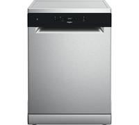 Lave-vaisselle Whirlpool W2FHD624X - 9 programmes - Silence 1dB - Rapide 28' - 44 dB - Moteur Inverter - Demi-charge - Départ différé 24h - Finition Inox - Bandeau noir