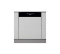 Lave-vaisselle Whirlpool W3PFD636B semi-intégrable 60 cm 14 couverts Noir panneau de contrôle 5 programmes 46 dB