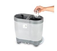 Lave-verre de type presse, machine à laver le verre entièrement automatique pour bars, restaurants et usage commercial, aucune électricité nécessaire