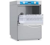 Lave verre Professionnel 7 Programmes - panier 400 x 400 mm - Elettrobar - - Acier inoxydable 466x556x695mm