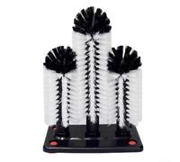 Lave-verres Bar 3 Têtes avec Ventouse pour Évier | Base ventouse pour forte, fixation stable évier, nettoyage rapide mains libres, pour idéal bars et cuisines