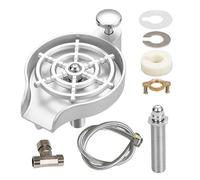 Lave-verres - Outil de nettoyage de bouteilles haute pression | pour bouteilles de comptoir pour la maison, restaurant, appartement | location d'entreprise, rinceur en verre pour évier