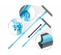 Lave-vitre articulé télescopique avec éponge et raclette [Sichler Haushaltsgeräte]