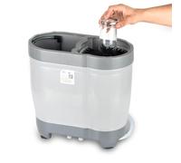 Lave-vitre automatique - Double brosse nettoyante avec bouton poussoir pour cafés et bars