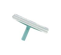 Lave-vitres 4-en-1 avec molleton microfibres Leifheit 51320, raclette vitre 32cm avec fonction de nettoyage brevetée du cadre