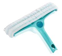Lave-vitres 4-en-1 avec molleton microfibres Leifheit 51320, raclette vitre 32cm avec fonction de nettoyage brevetée du cadre