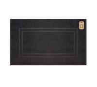 Lavea® 1 Tapis de Bain 50x80 cm - Antidérapant et Lavable en Coton Biologique 100% - Absorbant et Résistant - Idéal pour Salle de Bain et Douche - Anthracite