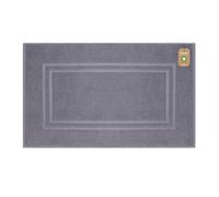 Lavea® 1 Tapis de Bain 50x80 cm - Antidérapant et Lavable en Coton Biologique 100% - Absorbant et Résistant - Idéal pour Salle de Bain et Douche - Gris Clair