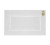 Lavea® 1 Tapis de Bain 50x80 cm - Antidérapant et Lavable en Coton Biologique 100% - Absorbant et Résistant - Idéal pour Salle de Bain et Douche - Blanc