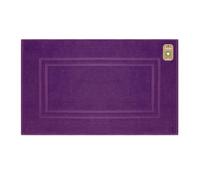 Lavea® 1 Tapis de Bain 50x80 cm - Antidérapant et Lavable en Coton Biologique 100% - Absorbant et Résistant - Idéal pour Salle de Bain et Douche - Violet