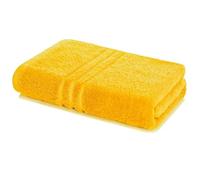 Lavea® Serviette de Bain 80x200 cm 100% Coton Douce et Absorbante - Idéale comme Serviette de Bain Grande Taille, Drap de Bain ou Serviette de Plage pour Douche, Spa ou Gym - Jaune Colza