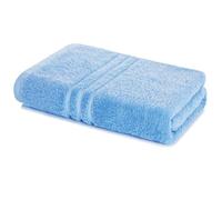 Lavea® Serviette de Bain 80x200 cm 100% Coton Douce et Absorbante - Idéale comme Serviette de Bain Grande Taille, Drap de Bain ou Serviette de Plage pour Douche, Spa ou Gym - Bleu Dauphin