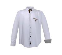 Lavecchia Chemise Tendance pour Hommes Grandes Tailles Blanc, PartnerAttributGrößen:7XL