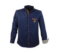 Lavecchia Chemise Tendance pour Hommes Grandes Tailles Marine, PartnerAttributGrößen:3XL