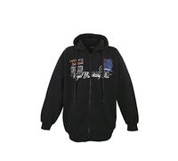 Lavecchia Grande taille LV-612 Sweat à capuche pour homme, Noir , 8XL