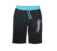Lavecchia Men's Bermuda Shorts Turquoise-Black Big Sizes