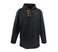 Lavecchia Men's Hooded Sweatshirt Black, Taille:6XL