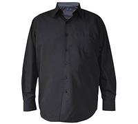 Lavecchia Men's Men's Shirt Long Arm Black, Taille:5XL