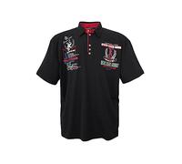 Lavecchia Men's Polo Shirt Black, Taille:8XL