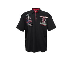 Lavecchia Men's Polo Shirt Black, Taille:8XL