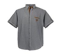 Lavecchia Men's Shirt Black and White Plaid, Taille:7XL