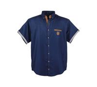 Lavecchia Men's Shirt Navy Blue, Taille:3XL