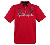 Lavecchia Polo grande taille LV-1701 pour homme, rouge, 6XL grande taille