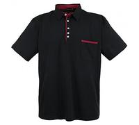 Lavecchia Polo hippes à manches courtes Noir LV-1701 - Noir - XXXL