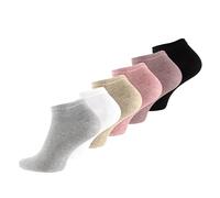 lavendel Chaussettes Bambou Femme Lot de 6 Paires - Fibres Naturelles Ultra Douces Respirantes - Idéales Usage Quotidien Bureau Sport - Anti-Odeur Régulation Température - 6 x Mix - 35-40