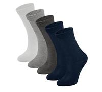 lavendel Chaussettes Femme en Laine Naturelle - Tricot Fin Respirant et Chaud - Anti-Transpiration Sans Odeur - Certifiées Oeko-Tex Standard 100 - Confort Toute Saison - Mix-1-36-40