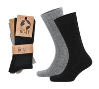 lavendel Lot de 2 paires de chaussettes chaudes en laine mérinos et cachemire, respirantes, inodores, douces, en cachemire (FR/ES, Numérique, 35, 38, Taille normale, Taille normale, Noir&Gris)