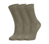 lavendel Lot de 3 Paires Chaussettes Bambou Femme Confortables Sans Couture Respirantes Douces Antibactériennes Taille 36-41 Colorées Écologiques - Marron - 36/41