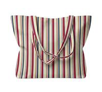 lavendel Tote Bag 100 % coton - Impression numérique premium - 8 designs modernes - Certifié Oeko-Tex Standard 100 avec compartiment intérieur - Sac de courses réutilisable pour le quotidien et le