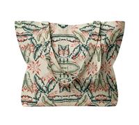 lavendel Tote Bag 100 % coton - Impression numérique premium - 8 designs modernes - Certifié Oeko-Tex Standard 100 avec compartiment intérieur - Sac de courses réutilisable pour le quotidien et le