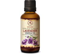 Lavender Essential Oil 50 Ml-Lavandula Angustifolia For Diffuser-Aromatherapy-Pure And Natural-He Lavender-Face-Sauna-Relaxation-Soothing-Good Sleep-Tissue Care