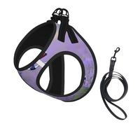 Lavender Field Harnais pour chien avec 2 boucles et clip avant anti-traction pour chiens de petite et moyenne taille