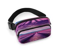 Lavender Fields Sac banane léger avec sangle réglable pour course à pied voyage