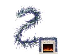 Lavender Garland | Reusable Flexible Hangable Fake Plant | Versatile Artificial Flowers Garland, Adaptable for Front Door Window Wall Table Staircase Christmas Party Wedding