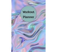 Lavender gray Cover: Workout Planner - Wellness & Habit Tracker for Exercise, Cardio, Physical Activity, Strength Training, Daily Nutrition and Hydration, 120 pages, Size 6"x 9".