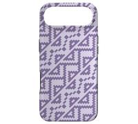 Lavender Purple Triangle Zigzag Geometric Abstract Pattern Coque pour iPhone Air