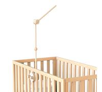 Lavendex Bras mobile pour berceau de bébé - Support de téléphone en bois de hêtre (bois de hêtre), support de téléphone pour berceau et support mobile pour berceau, décoration mobile solide et