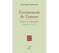 L'avènement de l'amour - Christophe Raimbault - Cerf - broché - Essai