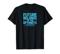 l'avenir Appartient aux optimistes AI Tech Motivational T-Shirt