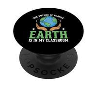 l'avenir de la planète Terre est dans ma Salle de Classe PopSockets PopGrip Adhésif