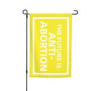 L'Avenir Est Anti-Avortement Drapeau De Cour Suspendre Drapeaux De Jardin Décoratif Drapeau De Jardin Pour Dortoirs Événement Fêtes 30X45cm