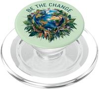 l'avenir est Entre Vos Mains: Soyez Le Changement PopSockets PopGrip pour MagSafe