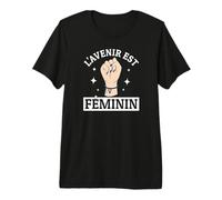 l'avenir Est Féminin Féministe Droits des Femmes Égalité T-Shirt Haut de Gamme